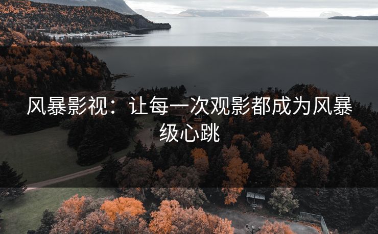 风暴影视：让每一次观影都成为风暴级心跳